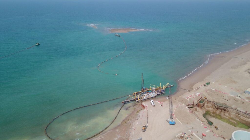 Barka IWP in final stages of offshore works